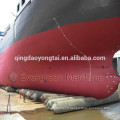 Airbag gonflable de lancement de bateau en caoutchouc pour la barge